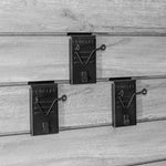 Proslat Stealth Slatwall Coat Hook (3-Pack)-53013-Garage Giant 