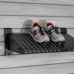 Proslat Stealth Slatwall 24-Inch Heavy-Duty Metal Shelf (2-Pack) 