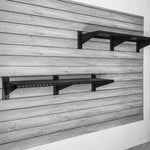 Proslat Stealth Slatwall 48-Inch Heavy Duty Metal Shelves (2-Pack)-53021K-Garage Giant 