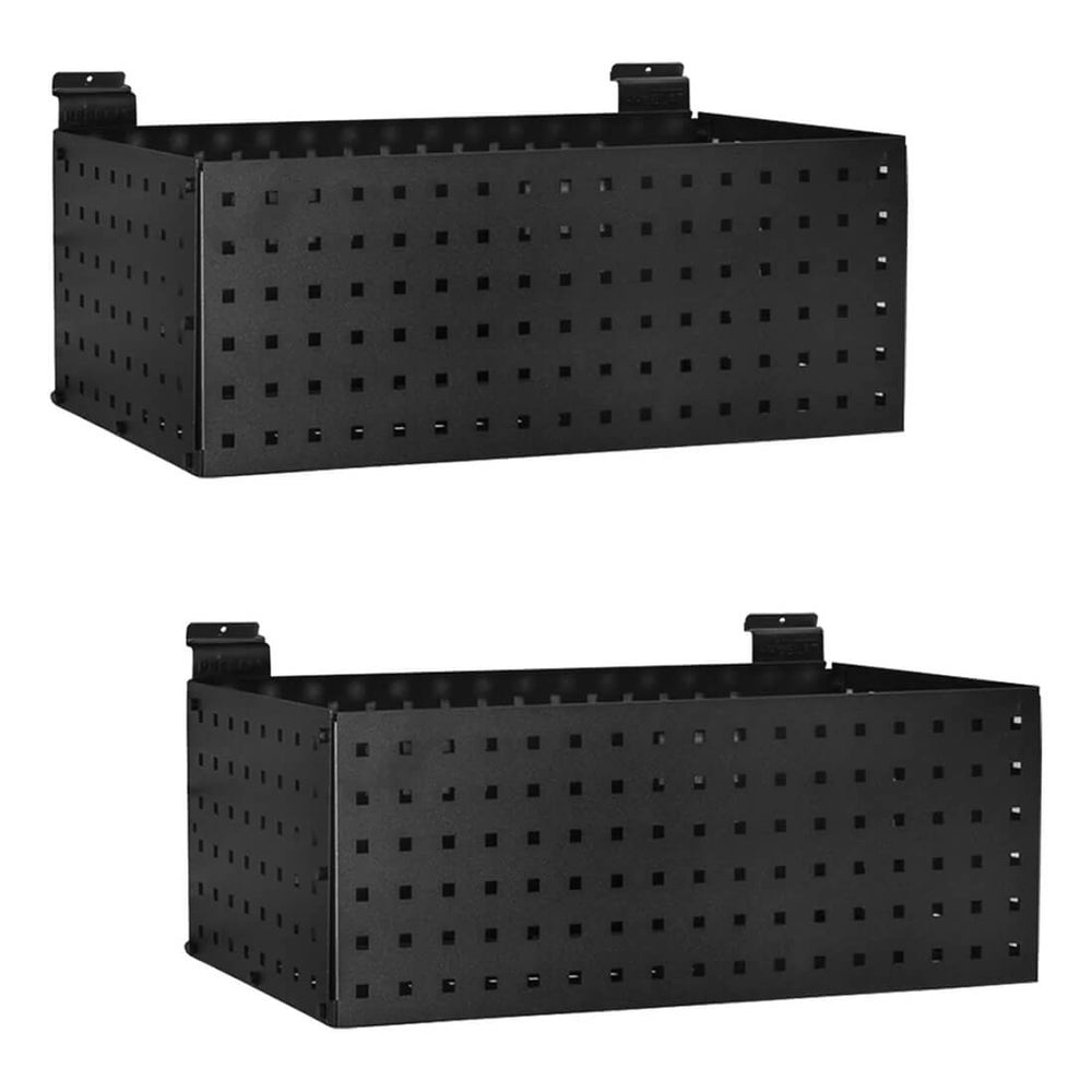 Proslat Stealth Slatwall Basket (2-Pack)-53022-Garage Giant