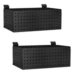 Proslat Stealth Slatwall Basket (2-Pack)-53022-Garage Giant 