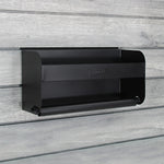 Proslat Stealth Slatwall Shelf and Paper Towel Holder (3-Pack) 