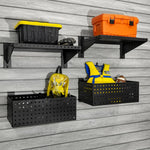 Proslat Stealth Slatwall Heavy-Duty Shelf and Basket Kit-53051-Garage Giant 