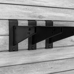 Proslat Stealth Slatwall Shelf Brackets (6-Pack) 