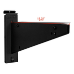 Proslat Stealth Slatwall Shelf Brackets (3-Pack)-53055-Garage Giant 