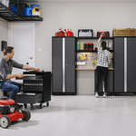 NewAge Garage Cabinets BOLD Series Grey 6-Piece Set (No Countertop)-53216-Garage Giant 