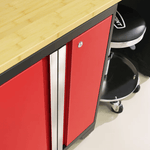 NewAge Garage Cabinets BOLD Series Red 5-Piece Set (No Countertop)-53220-Garage Giant 
