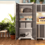NewAge Garage Cabinets BOLD Series Platinum 8-Piece Set (No Countertop)-53228-Garage Giant 