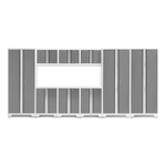 NewAge Garage Cabinets BOLD Series Platinum 9-Piece Set (No Countertop)-53229-Garage Giant 