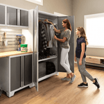 NewAge Garage Cabinets BOLD Series Platinum 9-Piece Set (No Countertop)-53229-Garage Giant 