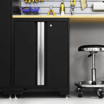 NewAge Garage Cabinets BOLD Series Black 6-Piece Set (No Countertop)-53231-Garage Giant 