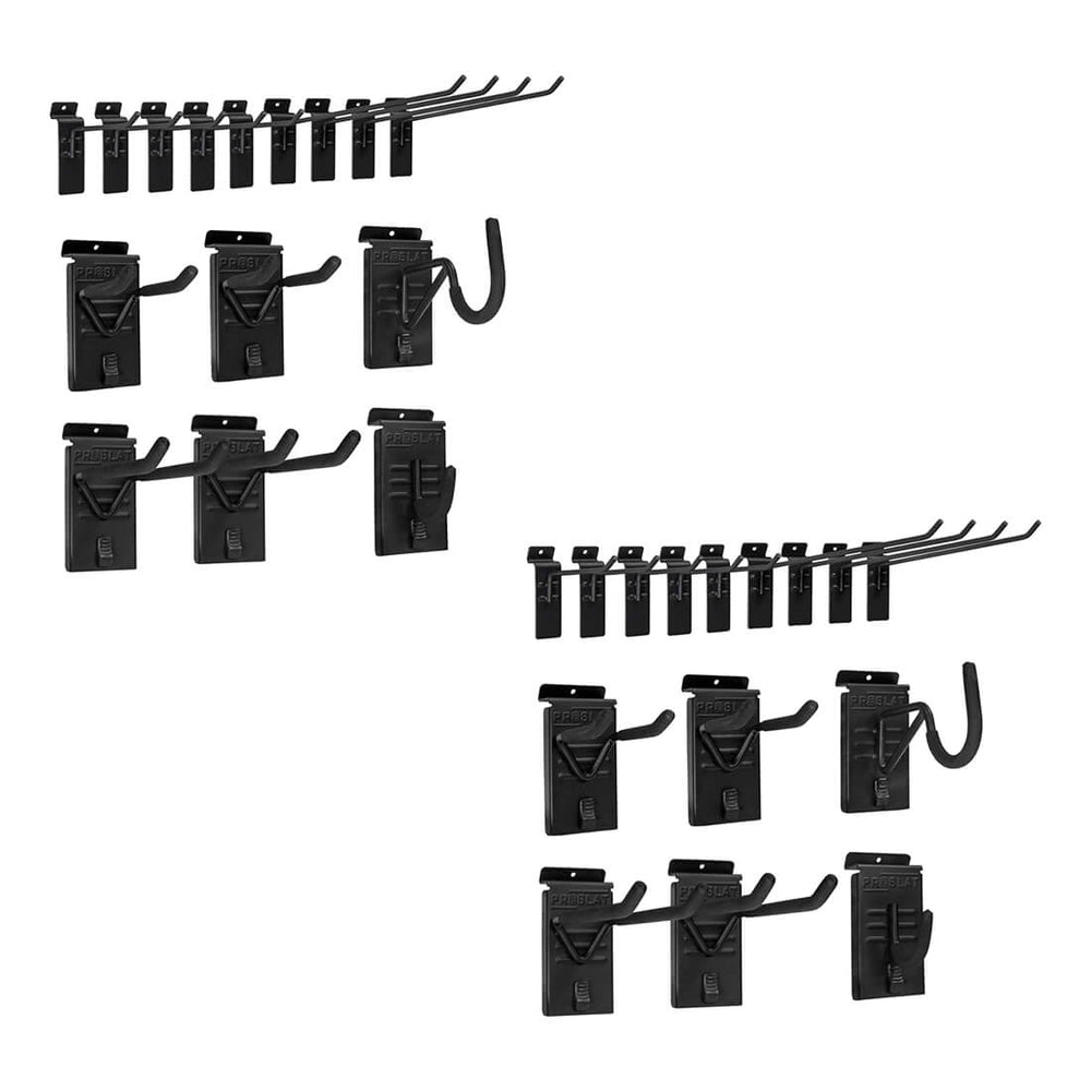 Proslat Stealth Slatwall 30-Piece Hook Kit 53249K | Garage Giant
