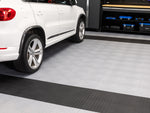 NewAge Garage Flooring Diamond Pattern Polypropylene Garage Flooring Tiles 400 sq. ft. Flooring Bundle - Black and Platinum Checkered Pattern-12572-Garage Giant 