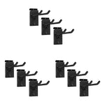 Proslat Stealth Slatwall Double 8-Inch Hook (9-Pack) 53310K | Garage Giant 