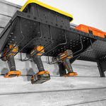 Proslat Stealth Slatwall 48-Inch Heavy Duty Metal Shelf with Tool Holders-53319K-Garage Giant 