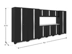 NewAge Garage Cabinets Bold Series 10-Piece Cabinet Set with 30 in. RTA Lockers-73029-Garage Giant 