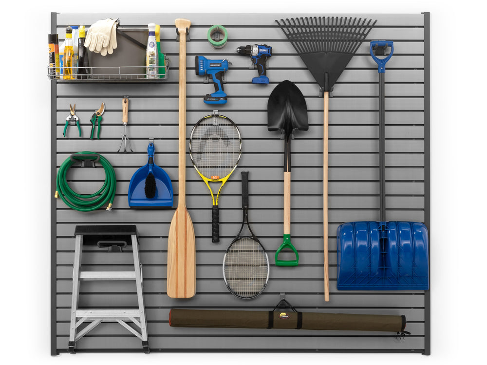 NewAge Garage Cabinets Starter Slatwall Hook Kit with Locking Mechanism-55540-Garage Giant