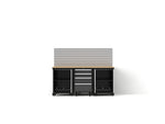 NewAge Garage Cabinets Bold XL Series 4PC Garage Cabinetry Set, 20-24 Gauge Steel, Fully Welded, 72" W x 18" D x 58.5" H-64586-Garage Giant 