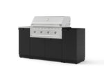 NewAge Outdoor Kitchens Outdoor Grill Island Stainless-Steel 5-Piece Cabinet Set with Sink, 1 Door, Grill Cabinet, Performance Grill and Stainless Steel Countertop - (Liquid Propane) | Garage Giant 