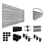 Proslat PROCORE Slatwall Handyman Bundle (Grey Wood) 57105K | Garage Giant 