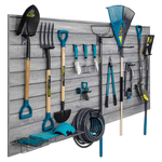 Proslat PROCORE Slatwall Organizer Bundle (Grey Wood) 
