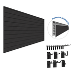 Proslat PROCORE Slatwall Basic Bundle (Carbon Fiber) 57502K | Garage Giant 