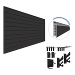 Proslat PROCORE Slatwall Sports Bundle (Carbon Fiber) 57503K | Garage Giant 