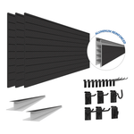 Proslat PROCORE Slatwall Standard Bundle (Carbon Fiber) 57504K | Garage Giant 
