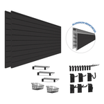 Proslat PROCORE Slatwall Ultimate Bundle (Carbon Fiber) 57500K | Garage Giant 
