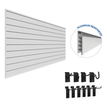 Proslat PROCORE Slatwall Mini Bundle (Silver Grey Carbon Fiber) 57701K | Garage Giant 