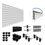 Proslat PROCORE Slatwall Handyman Bundle (Silver Grey Carbon Fiber) 57705K | Garage Giant 