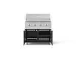 NewAge Outdoor Kitchens Aluminum 2-Piece Cabinet Set with Casters, Grill Cabinet and Performance Grill-72911-Garage Giant 
