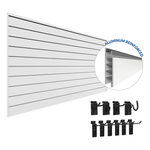 Proslat PROCORE Slatwall Mini Bundle (White) 58201K | Garage Giant 