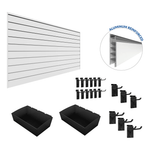 Proslat PROCORE Slatwall Organizer Bundle (White) 58206K | Garage Giant 