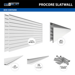 Proslat PROCORE Slatwall Ultimate Bundle (Grey) 