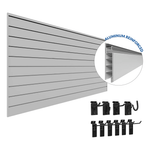 Proslat PROCORE Slatwall Mini Bundle (Grey) 58901K | Garage Giant 