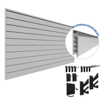 Proslat PROCORE Slatwall Sports Bundle (Grey) 58903K | Garage Giant 