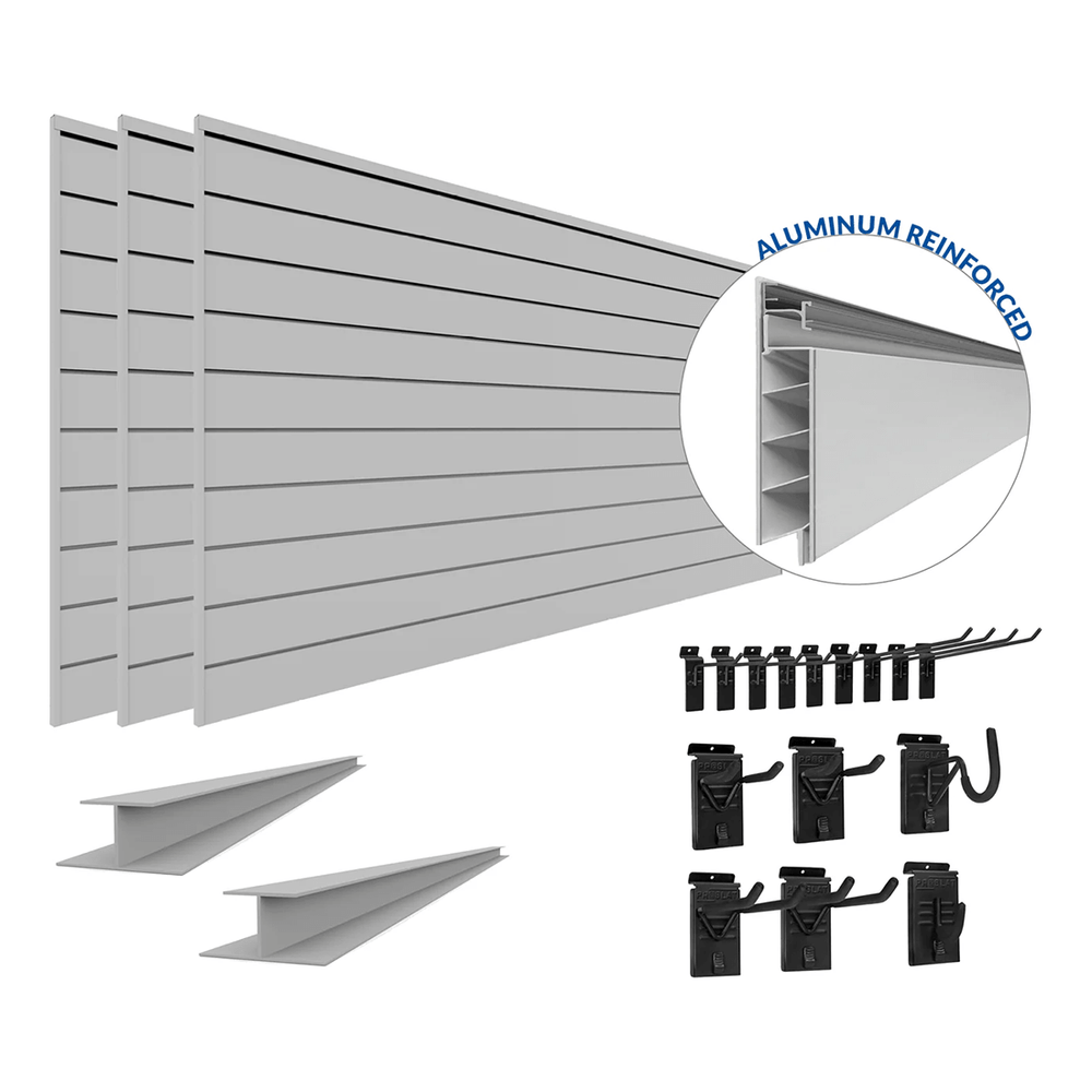 Proslat PROCORE Slatwall Standard Bundle (Grey) 58904K | Garage Giant