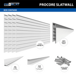 Proslat PROCORE Slatwall Standard Bundle (Grey) 