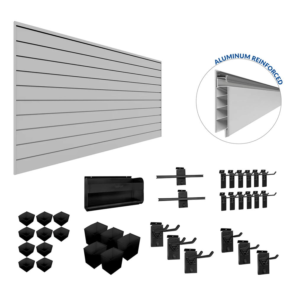 Proslat PROCORE Slatwall Handyman Bundle (Grey) 58905K | Garage Giant
