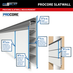 Proslat PROCORE Slatwall Handyman Bundle (Grey) 