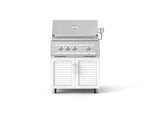 NewAge Outdoor Kitchens Stainless Steel 2-Piece Cabinet set with Grill Cabinet and Platinum Grill-72927-Garage Giant 