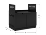 NewAge Outdoor Kitchens Classic Stainless Steel Gas Grill Cabinet-70312-Garage Giant 