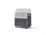 NewAge Outdoor Kitchens Aluminum 2-Piece Cabinet Set with Casters, Grill Cabinet and Performance Grill-72934-Garage Giant 