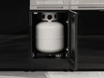 NewAge Outdoor Kitchens Outdoor Grill Island Aluminum 6-Piece Cabinet Set with 3-Drawer, Grill Cabinet, Performance Grill, Side Burner and Countertop - (Liquid Propane) 