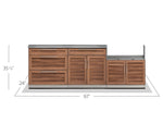 NewAge Outdoor Kitchens Grove 4-Piece Set-66699-Garage Giant 