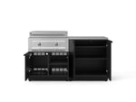 NewAge Outdoor Kitchens Stainless-Steel 4-Piece Cabinet Set with Base, Grill Cabinet, Platinum Griddle and Countertop-74984-Garage Giant 