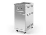 NewAge Outdoor Kitchens Stainless Steel Platinum Side Burner with Cart and Casters-66287-Garage Giant 