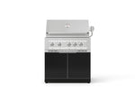 NewAge Outdoor Kitchens Aluminum 2-Piece Cabinet Set with Grill Cabinet and Platinum Grill-72913-Garage Giant 