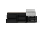 NewAge Outdoor Kitchens Aluminum 5-Piece Cabinet Set With 3 Drawer, Bar, Grill Cabinet, Performance Grill and Countertop-73339-Garage Giant 